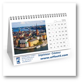 Impression calendriers - Groupe Offset 5 Édition