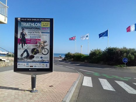Triathlon International Les Sables d Olonne Affiche Offset 5