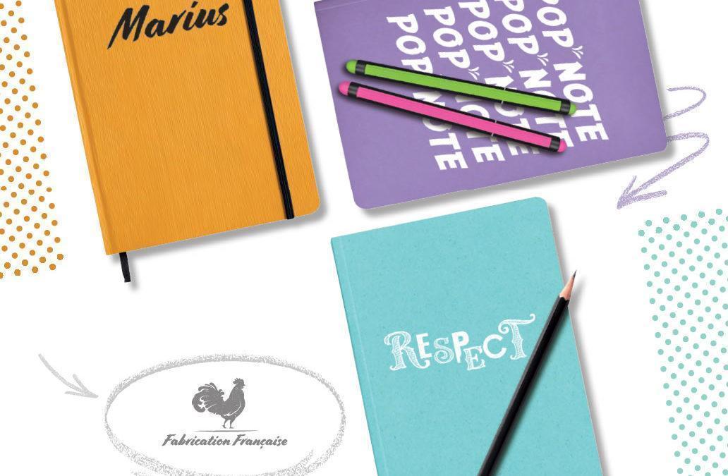 Marius, Pop’Note, Respect. DES CARNETS DE NOTE PERSONNALISABLES POUR BOOSTER VOTRE COMMUNICATION !