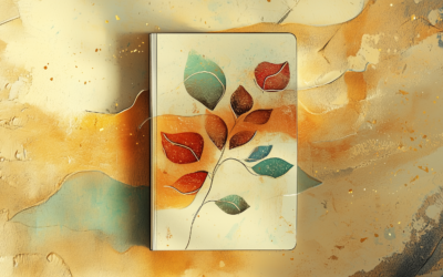 Tendance 2025 : Carnet A5 Personnalisé NATURE ABSTRAITE