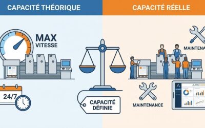 Comment sont définies les capacités de production d’une machine d’impression ?